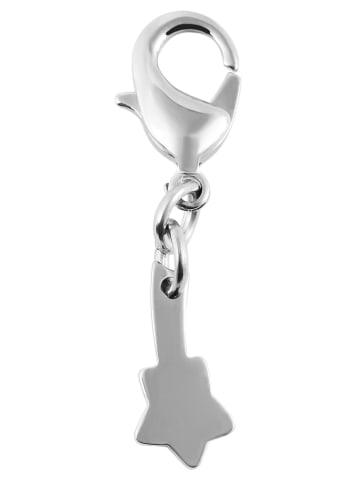 Adeliás Unisex Anhänger – Stern Charmanhänger aus Edelstahl in silber