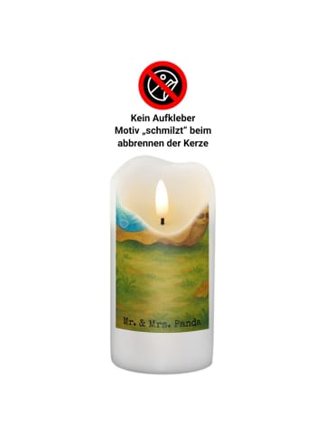 Mr. & Mrs. Panda Wachskerze Schnecke Sir Design ohne Spruch in Weiß