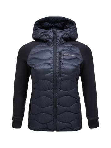 Peak Performance Steppjacke W Helium Down Hybrid Hood Jacket in BLACK