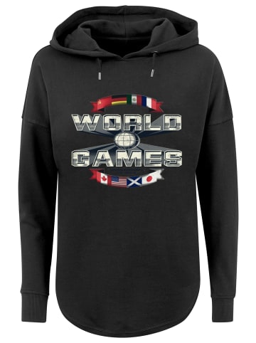 F4NT4STIC Oversized Hoodie Retro Gaming World Games in schwarz