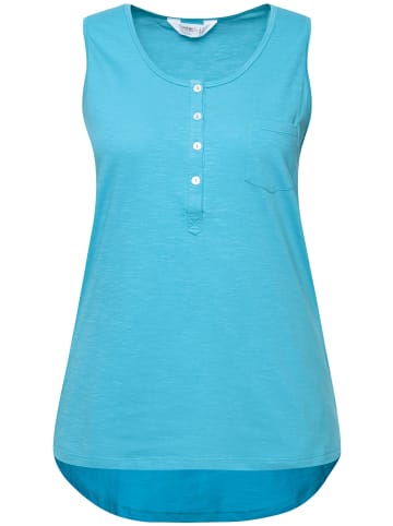 Angel of Style Strick-Top in mineralblau