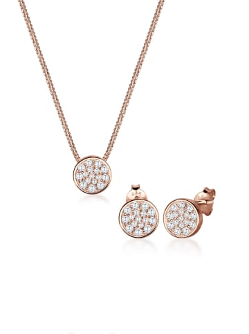 Elli Schmuckset 925 Sterling Silber in Rosegold