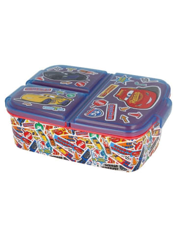 COFI 1453 Cars Kinder Brotdose – Lunchbox mit 3 Fächern & tollem Design in Mehrfarbig