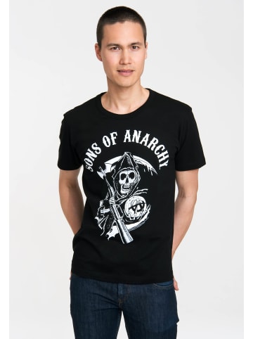 Logoshirt T-Shirt Sons of Anarchy Logo in schwarz