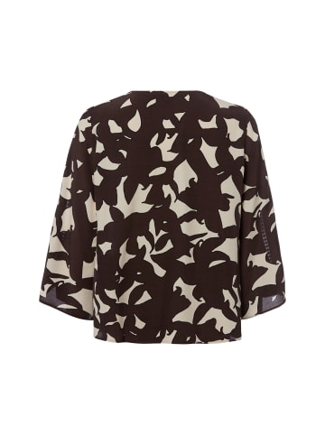 More & More Blusenshirt in schoko ecru - 0001