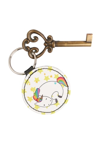 Mr. & Mrs. Panda Anhänger Einhorn Nacht ohne Spruch in Weiß