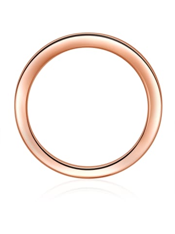Lulu & Jane Ring Metall-Legierung verziert mit Kristallen von Swarovski® in roségold