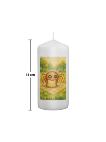 Mr. & Mrs. Panda Kerze Spinne Agathe Sandwich Design ohne Spruch in Weiß