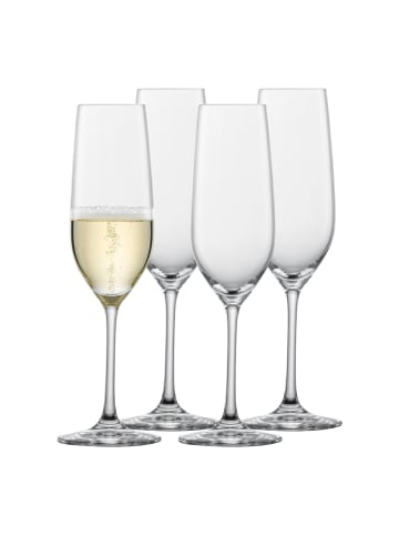 Schott Zwiesel 4er Set Sektgläser Forté 227 ml in transparent