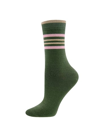 ewers Socken Ringel/Glitzer in loden