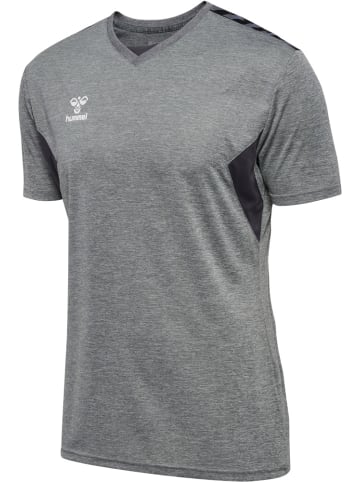Hummel T-Shirt "Hmlauthentic Pl Jersey S/S" in Grau
