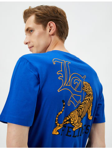 KOTON T-shirt in Marineblau