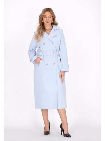 faina Coat in light blue