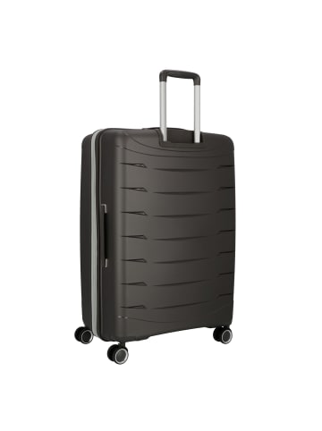 Jump Furano 2 4 Rollen Trolley 76 cm mit Dehnfalte in carbone