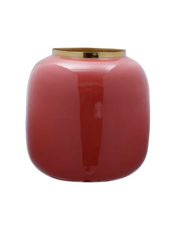 Kayoom Vase Esmeralda in Koralle / Gold