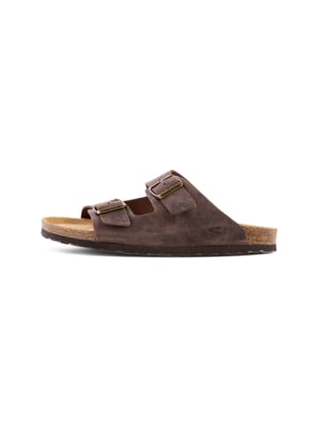 Camel Active Sandalen aus Rindsleder in Dunkelbraun