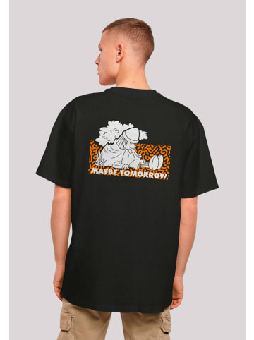 F4NT4STIC Oversize T-Shirt Pinocchio Maybe Tomorrow in schwarz