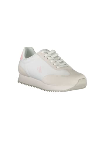 Calvin Klein Weiße Leder-Sneaker