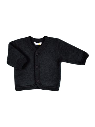 Joha Wollfleecejacke Merinowolle in black