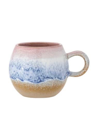 Bloomingville Becher PAULA Rosa Blau mit Henkel