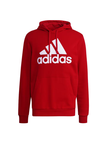 adidas Kapuzenpullover Fleeceinnenseite in Rot