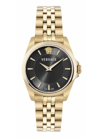 Versace Quarzuhr für Damen in gold