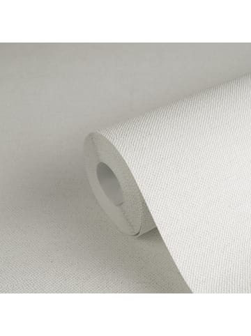 A.S. Création Tapete Nordic Plain in Nebelweiß