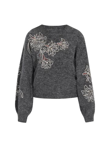 VIRITA Women Sweater in Dark Grey Melange