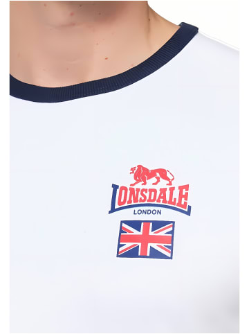 Lonsdale T-Shirt "Cashendun" in Weiß