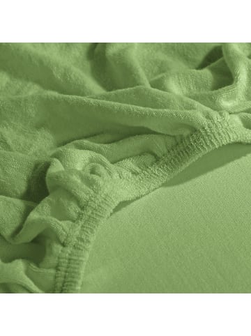 Erwin Müller Frottee Baby-Spannbettlaken Erding in apfelgrün