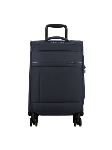 Jump Monthélys 4 Rollen Kabinentrolley 55 cm mit Dehnfalte in dark blue