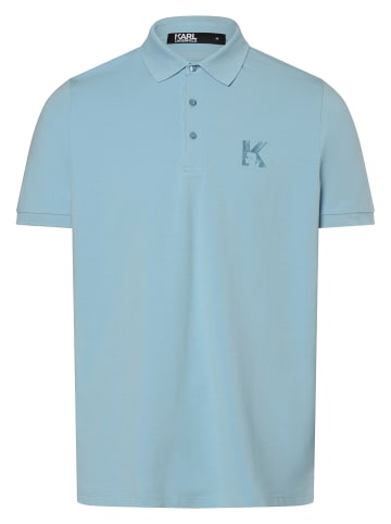 Karl Lagerfeld Poloshirt in hellblau