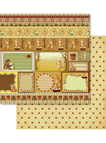 Buntpapierfabrik Ludwig Bähr Scrapbook Paper Premium Glitter 30,5x30,5cm Packung mit 25 Blatt ...