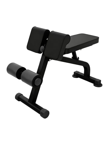 relaxdays Trainingsbank in Schwarz - (B)42 x (H)69 x (T)88 cm