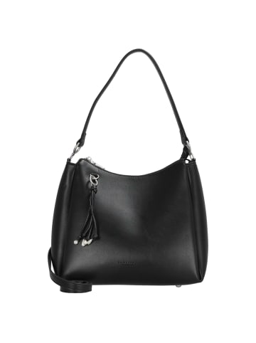 Seidenfelt Sandve Midi Hobo - Schultertasche 31 cm  (black) in schwarz