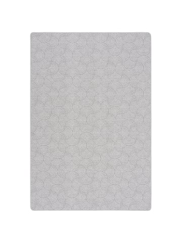 Snapstyle Feinschlinge Designer Teppich Circle in Grau