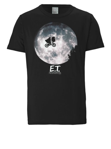 Logoshirt T-Shirt E.T. - Mond in schwarz
