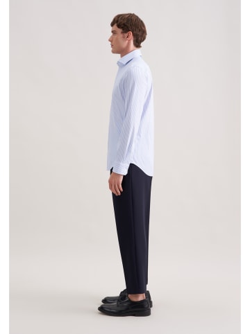 Seidensticker Performance-Hemd Slim in Mittelblau