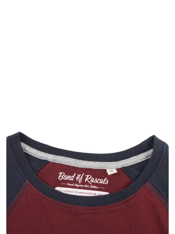 Band of Rascals Longsleeve " Raglan " in rot