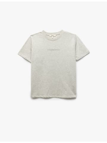 KOTON TSHIRT SS in Grau Melange