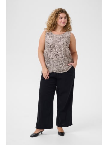 KAFFE curve Ärmellose Bluse KCdebri in Abstract Leopard