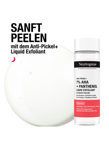 Neutrogena Peeling "Anti-Pickel+ Liquid Exfoliant 7% AHA + Panthenol" (125ml)