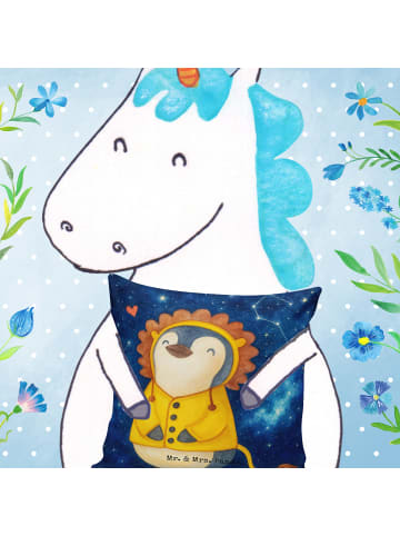 Mr. & Mrs. Panda Kuschel Kissen Löwe Astrologie Design ohne Spruch in Weiß