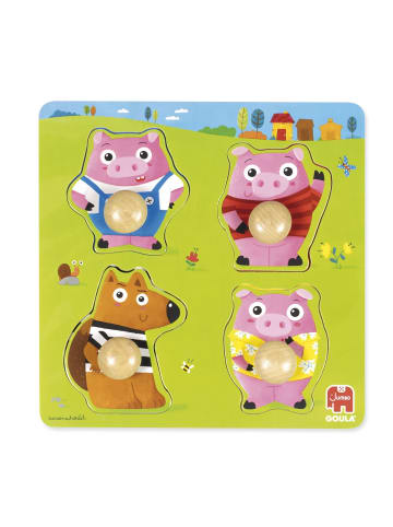 Jumbo GOULA Die 3 kleinen Schweinchen-Puzzle