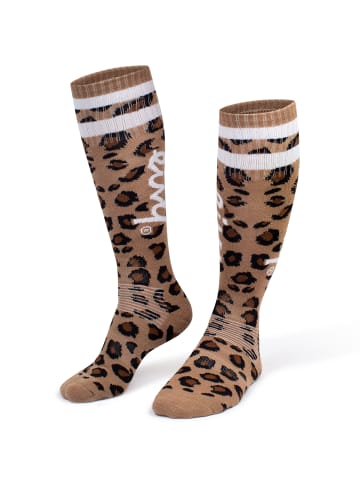 eivy Socken Cheerleader Wool Socks in Leopard
