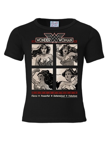 Logoshirt T-Shirt DC - Wonder Woman - Powerful in schwarz