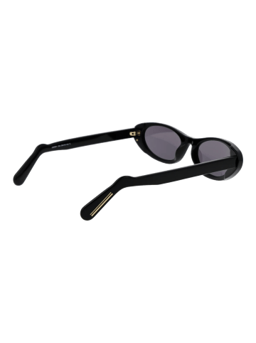 GCDS Unisex Sonnenbrille Oval Schwarz