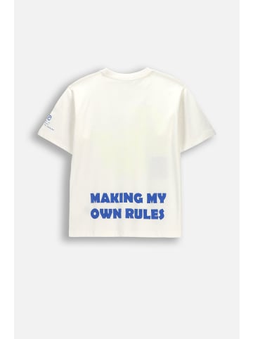 Coccodrillo T-shirt mit kurzen Ärmeln in ecru