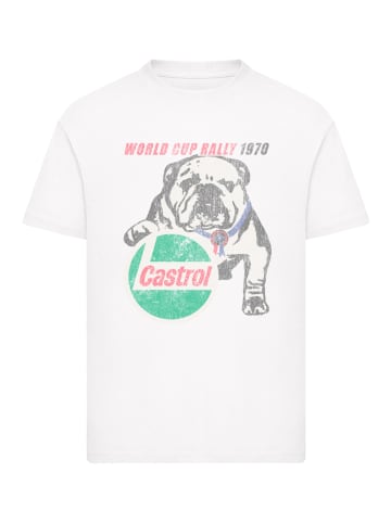 F4NT4STIC T-Shirt Castrol 1970 in weiß