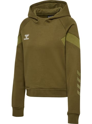 Hummel Hoodie "Hmltravel Sweat Hoodie Woman" in Grün